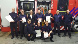 Hanke Bruins Slot met vrijwillige brandweer Barendrecht