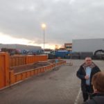 Werkbezoek afval aanbiedstation