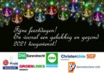 Coalitiepartijen delen attentie en kerstgroet uit